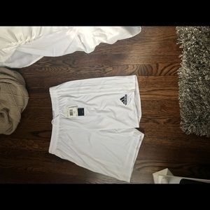 NEW! Boys white Adidas shorts